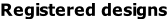 Registered designs